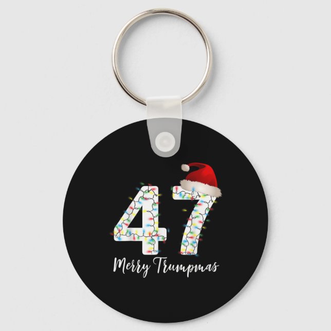 Merry Trumpmas Trump Merry Christmas Trump Xmax T  Key Ring (Front)