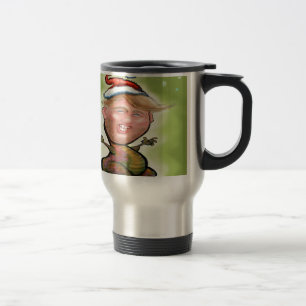 Merry Trumpy Christmas Travel Mug