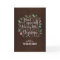 Merry Type Christmas Greeting Card