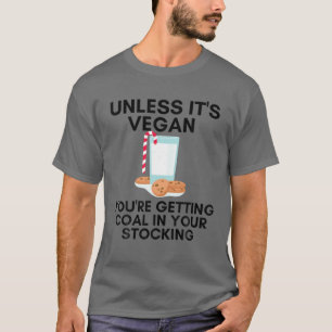 Merry Vegan Christmas Plant Based Xmas Friends Not T-Shirt