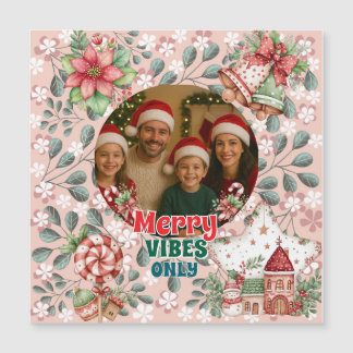 Merry Vibes Only – Funny Christmas Card 