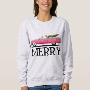 MERRY VINTAGE CADDY LADIES CHRISTMAS SWEATSHIRT