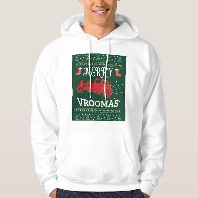 MERRY VROOMAS - CHRISTMAS UGLY SWEATER (Front)