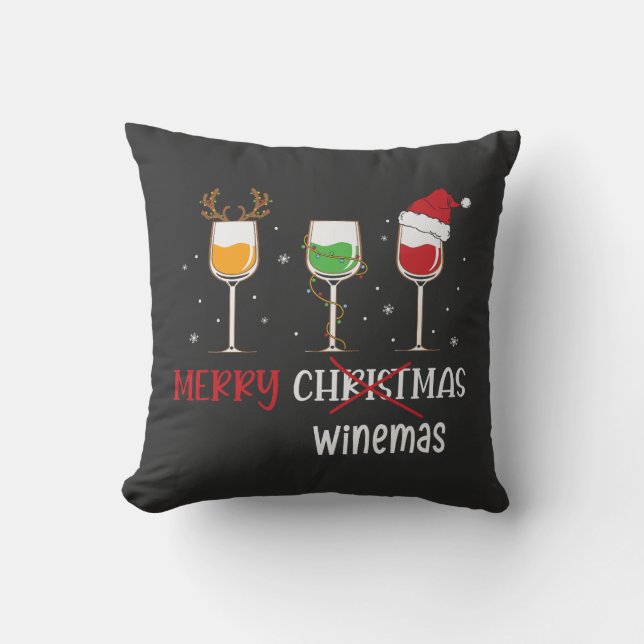 Merry Winemas Cushion (Front)