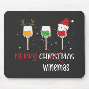 Merry Winemas Mouse Mat