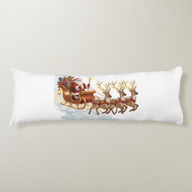 Merry Wishes from the Midnight Sky Body Cushion (Front)
