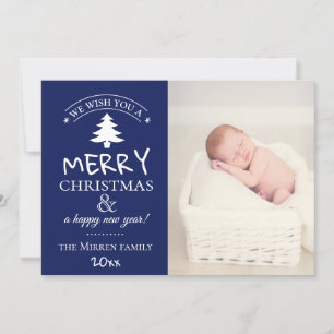 Merry Wishes // Photo Holiday Card