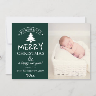 Merry Wishes // Photo Holiday Card