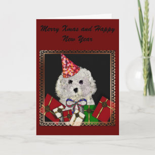 "Merry Woof Woof" Xmas  card* Holiday Card