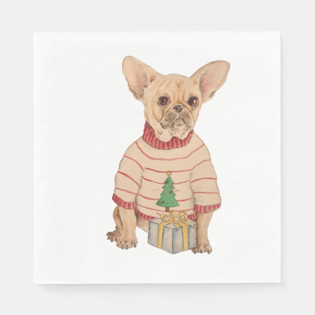 Merry Woofmas  1 Napkin (Front)