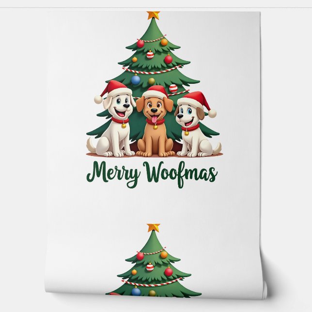 Merry Woofmas (2) Wallpaper (Unrolling)