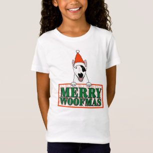 Merry Woofmas! Christmas greetings from a cute dog T-Shirt