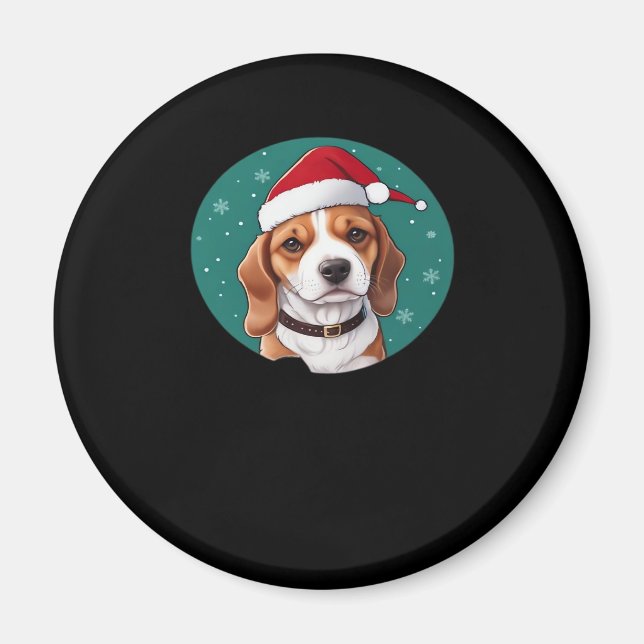 merry woofmas Classic T-Shirt_2 Magnet (Front)