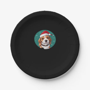merry woofmas Classic T-Shirt_2 Paper Plate