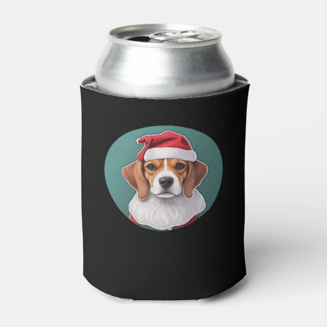 merry woofmas Classic T-Shirt Can Cooler (Can Front)
