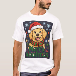 Merry Woofmas Dog — Christmas T-Shirt