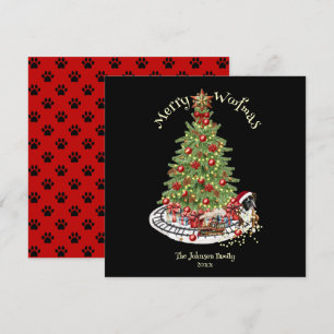Merry Woofmas Dog Design- Boxer Holiday Card