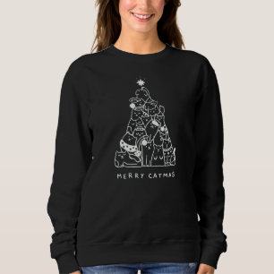 Merry Woofmas Funny Dogs Christmas Tree Xmas Gift Sweatshirt