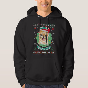 Merry Woofmas Pomeranian Hoodie