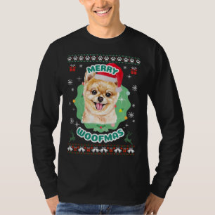Merry Woofmas Pomeranian T-Shirt