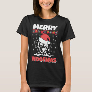 Merry Woofmas Rottweiler Christmas T-Shirt