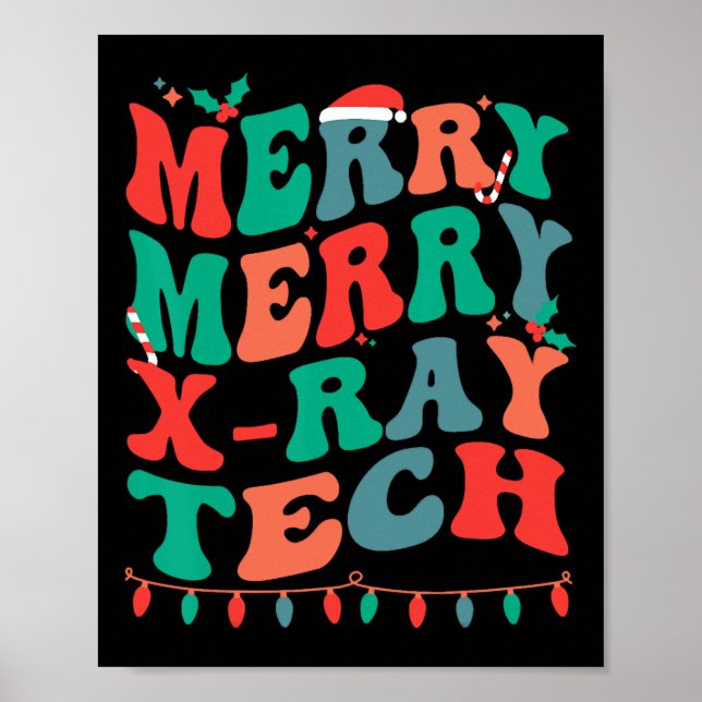 Merry X-ray Tech  Poster (Front)
