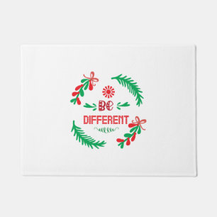 Merry Xmas Christmas Be Different Doormat