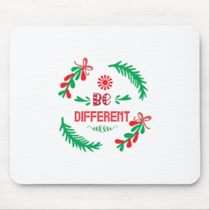Merry Xmas Christmas Be Different Mouse Mat