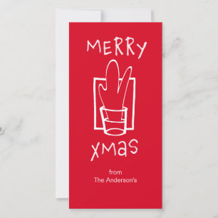 Merry Xmas Christmas Holiday Card