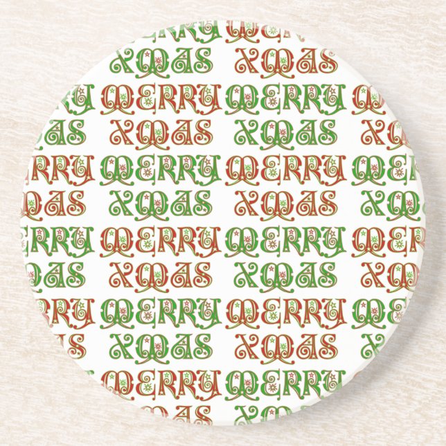 Merry Xmas Coaster (Front)