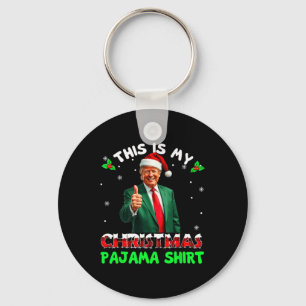 Merry Xmas Donald Trump Santa This Is My Christmas Key Ring
