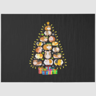 Merry Xmas Guinea Pig Christmas Tree Lights Tissue Paper