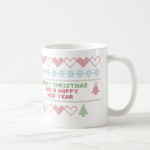 merry xmas happy new year coffee mug