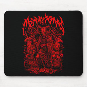 Merry Xmas Heavy Metal Band Parody Death Metal Vin Mouse Mat
