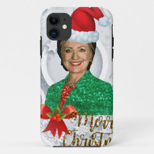 merry xmas Hillary clinton iPhone 11 Case