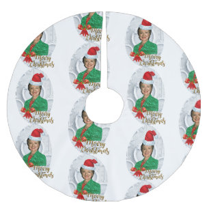 merry xmas Hillary clinton tree skirt
