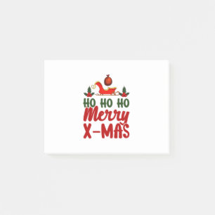 Merry Xmas Ho Ho Ho Merry Xmas Post-it Notes