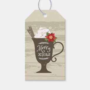 Merry Xmas Holiday Ice Cream Gift Tags