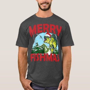 Merry Xmas in July Party Dress Fish Fishmas, Funny T-Shirt