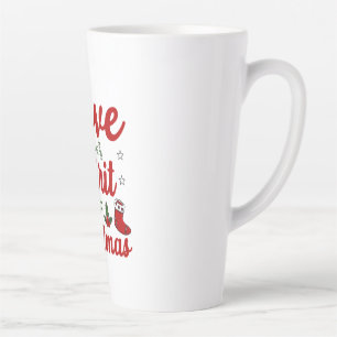 Merry Xmas Love Is The Spirit Of Christmas Latte Mug