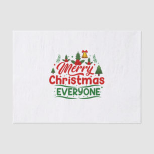 Merry Xmas Merry Christmas Everyones Tissue Paper