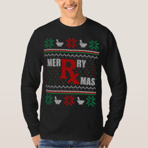 Merry Xmas Pharmacist Ugly Christmas Sweater Pharm