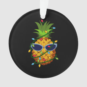 Merry Xmas Pineapple Christmas Tree Lights Ornament