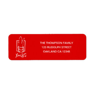 Merry Xmas Return Address