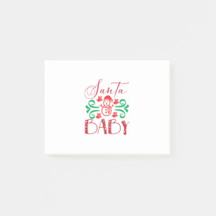 Merry Xmas Santa Baby Post-it Notes