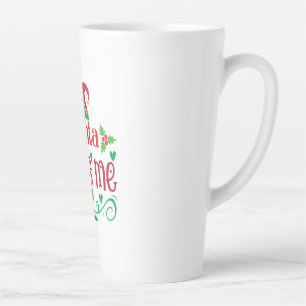 Merry Xmas Santa Hates Me Latte Mug