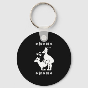 Merry Xmas Ugly Christmas Key Ring