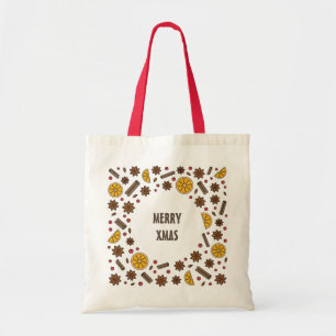 Merry Xmas winter holidays spices Tote Bag