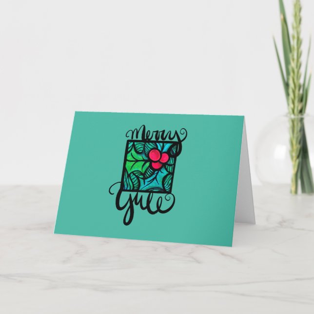 Merry Yule                                         Card (Front)