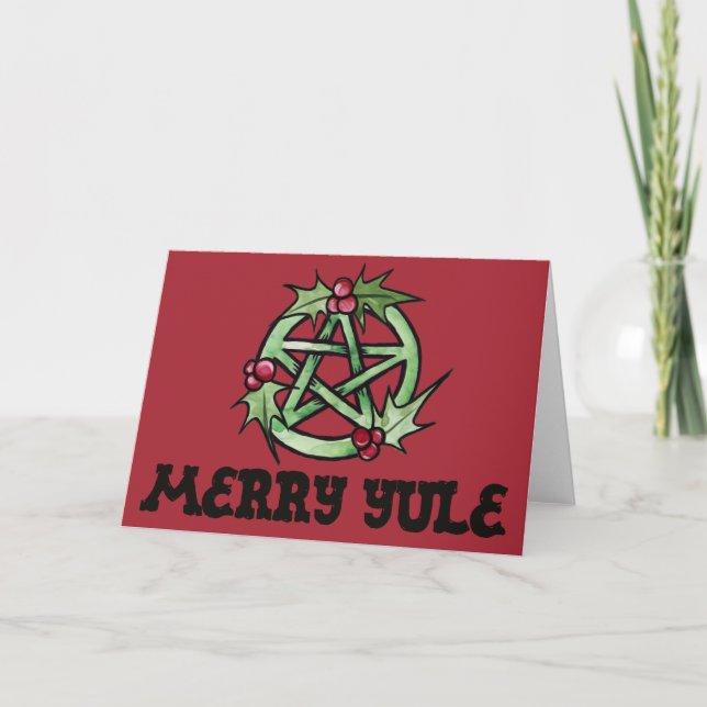 Merry Yule Card (Front)